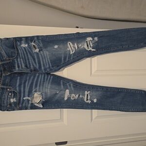 American Eagle Outfitters Blue Skinny Jeans, 34x32